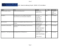 NOCEI Libraries Indexing Project (NOCEI LIP) 2Nd Edition