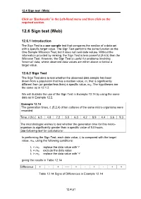 12.6 Sign Test (Web)
