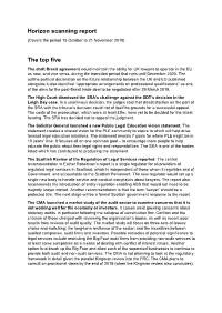 Chief Executive's Progress Report