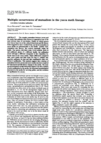 Multiple Occurrences of Mutualism in the Yucca Moth Lineage (Coevolution/Mutualism/Pollination) OLLE PELLMYR*T and JOHN N
