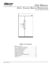 User Manual 42-In