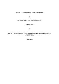 Projects-Studies in Australia