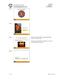 Session 611 Fire Behavior Ppt Instructor Notes
