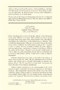 Alhacen's Theory of Visual Perception: a Critical Edition, With