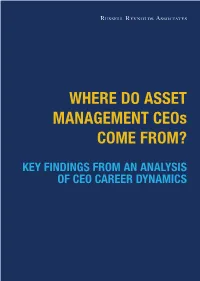 Where Do Asset Management Ceos Come From?