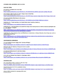07-16-2016 A's News Links