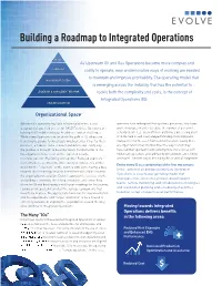 Building a Roadmap to Integrated Operations