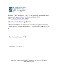 Houston, S. and Thomson, D. (2017) on the Modelling of Gyroplane Flight Dynamics