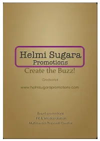 Media Relation Multimedia Proposal Creator Personal Background Name : Helmi Sugara! Born : Dec 19, 1976!