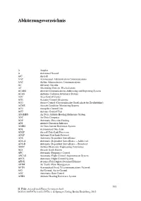 Abk¨Urzungsverzeichnis