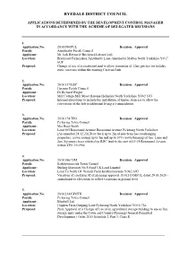 Delegated List , Item 15. PDF 44 KB