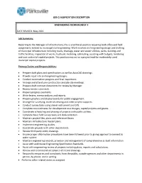 Job Classification Description Engineering Technologist Ii