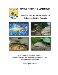 Native Fish in the Classroom