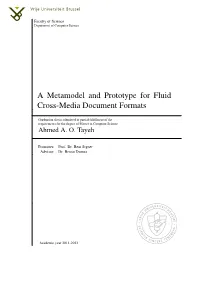 A Metamodel and Prototype for Fluid Cross-Media Document Formats