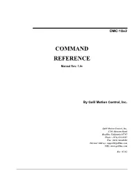 Command Reference