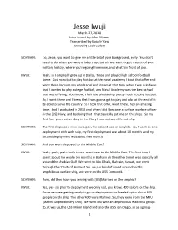 Jesse Iwuji Transcript