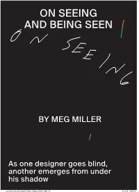 On Seeing and Being Seen