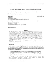 A Least-Squares Approach to Direct Importance Estimation∗