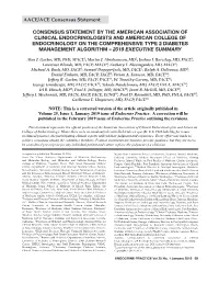 AACE/ACE Consensus Statement