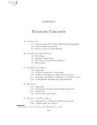 Election Contests