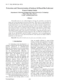 Extraction and Characterization of Soybean Oil Based Bio-Lubricant