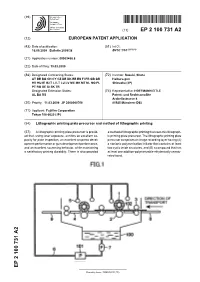 Lithographic Printing Plate Precursor and Method of Lithographic Printing