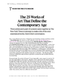 On a Recent Afternoon in June, T Magazine Assembled Two Curators