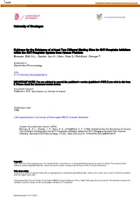 University of Groningen Evidence for the Existence of at Least