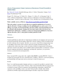 Affective Temperaments: Unique Constructs Or Dimensions of Normal Personality by Another Name?