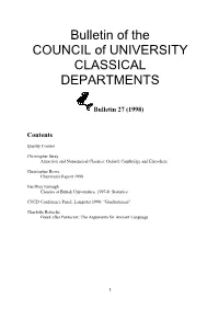 Bulletin 27 (1998)