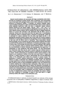 Integration of Geological and Seismological Data for the Analysis of Seismic Hazard: a Case Study of Japan