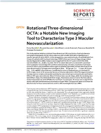 Rotational Three-Dimensional OCTA