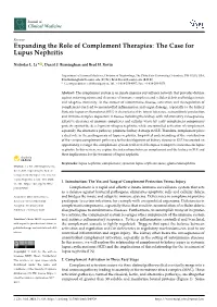 The Case for Lupus Nephritis