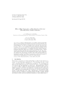 Effect of High Temperature on Wear Behavior of Stir Cast Aluminium