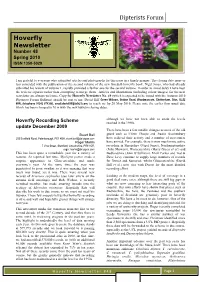 Hoverfly Newsletter No