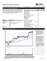 Keller Group Plc (KLR:LN)