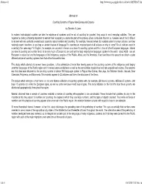 Abstract of Counting Systems of Papua New Guinea and Oceania