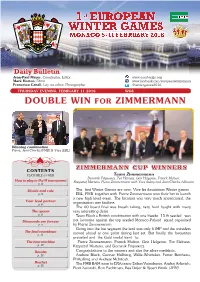 Double Win for Zimmermann