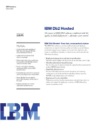 IBM Db2 Hosted Data Sheet