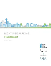 RIGHT SIZE PARKING Final Report