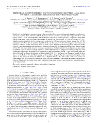 Terrestrial Planet Formation in a Protoplanetary Disk with a Local Mass Depletion: a Successful Scenario for the Formation of Mars