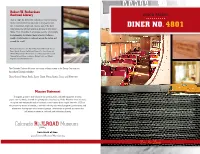 DINER NO. 4801 Comprehensive Railroad Reference Libraries in the United States