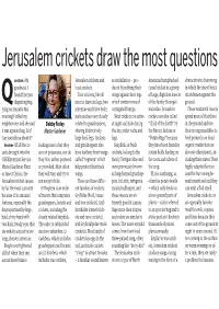 Jerusalem Crickets Draw the Most Questions