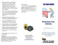Protecting Your Vehicle