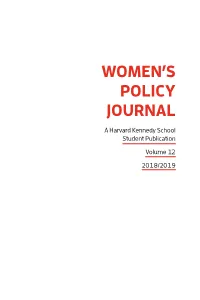 Here She Published Studies on Diversity in the Academy and Univer- CO-EDITOR-IN-CHIEF Sity Responses to Title IX