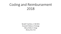 Kaufman: Coding and Reimbursement 2018