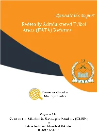 (FATA) Reforms