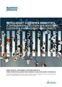 Intelligent Customer Analytics a Data-Driven Solution for Boosting Customer Engagement and Loyalty