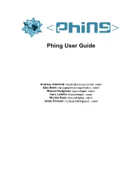 Phing User Guide