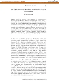 The Hybris of Socrates: a Platonic 'Revaluation of Values' in T